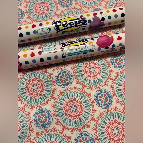 NWT Hello Kitty X Peeps Bundle bubbles body wash stickers erasers bunny poppit - Picture 4 of 12